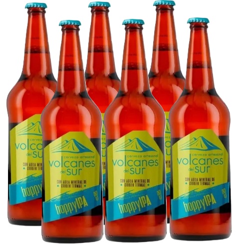 [Cerveza] VOLCANES DEL SUR IPA 1050CC PACKx6