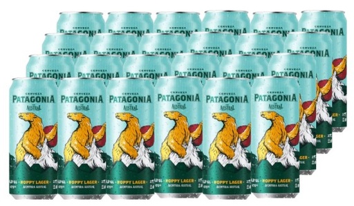 [Cerveza] CERVEZA PATAGONIA HOPPY LAGER 470CC PACKx24