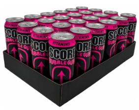 [Energética] SCORE BUBLE GUM 473CC PACKx24