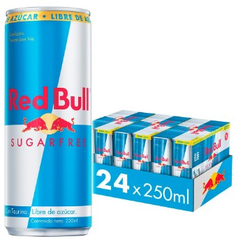 [Energética] RED BULL SUGAR FREE 250CC PACKx24