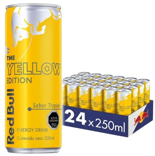 [Energética] RED BULL YELLOW LATA 250CC PACKx24