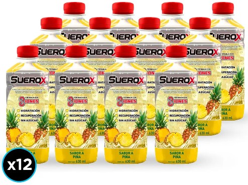 [Isotónica] SUEROX PIÑA 630CC PACKx12