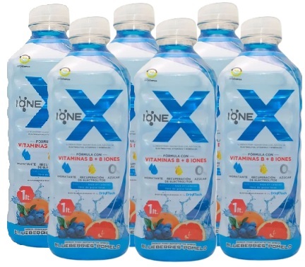 [Isotónica] IONEX BLUEBERRIES POMELO 1000CC PACKx6