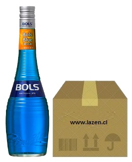 [Licor] CURACAO BLUE BOLS 750CC 24° CAJAx12