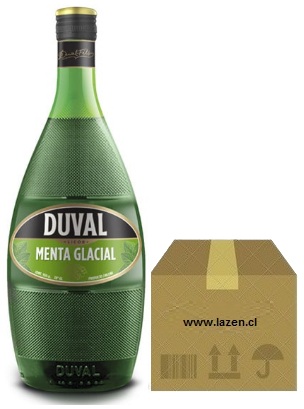 [Licor] MENTA DUVAL 1000CC 28GL CAJAx12