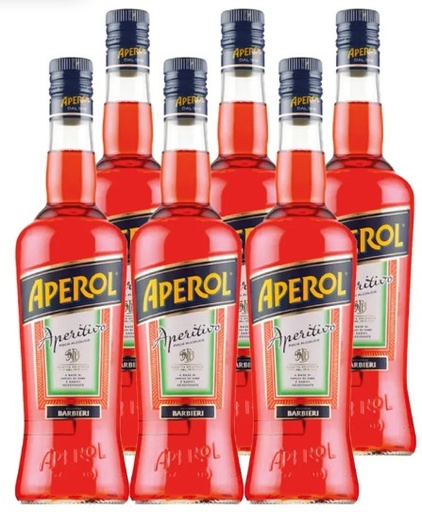 [Coctel] APEROL 750CC 11GL CAJAx6