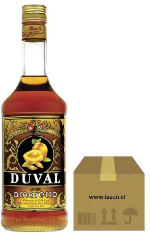[Licor] AMARETTO DUVAL 750CC 28º CAJAx12