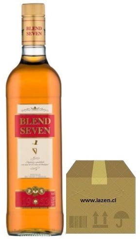 [Licor] LICOR DE WHISKY BLEND SEVEN 1000CC 40° CAJAx12