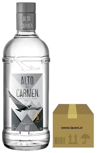 [Pisco] ALTO DEL CARMEN TRANSPARENTE 750CC 40° CAJAx6