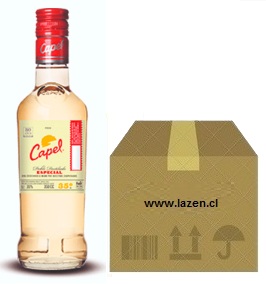 [Pisco] CAPEL 35° DOBLE DESTILADO 350CC CAJAx12