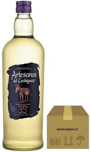 [Pisco] PISCO ARTESANOS 35GL 1500CC CAJAx6