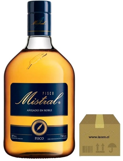 [Pisco] PISCO MISTRAL 35GL 750CC CAJAx12