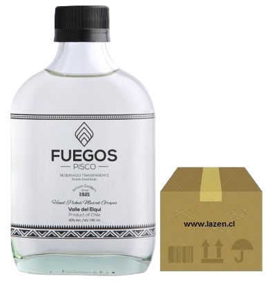 [Pisco] PISCO FUEGOS RESERVA TRANSP 40º 190CC CAJAx12
