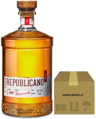 [Pisco] PISCO REPUBLICANO AÑEJADO EN ROBLE 40º 750CC CAJAx6