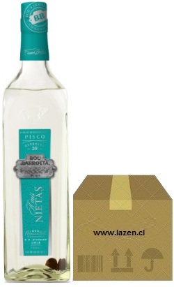 [Pisco] PISCO BOU BARROETA A MIS NIETAS 35º CAJAx6