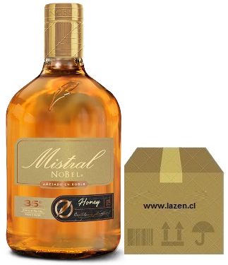 [Pisco] MISTRAL NOBEL HONEY 35° 750CC CAJAx6