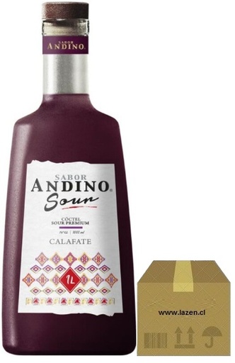 [Coctel] ANDINO SOUR CALAFATE 14° 1000CC CAJAx6