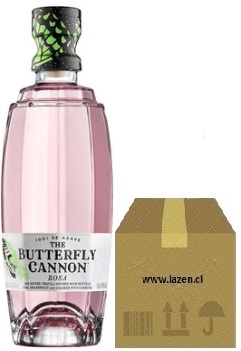 [Tequila] TEQUILA BUTTERFLY CANNON ROSA 40° 500CC CAJAx6